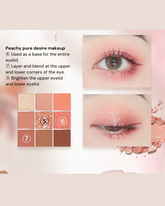 12 Gardens Nine-Color Eyeshadow Palette